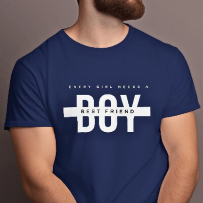 Girl Best Friend Boy Regular Fit T-shirt