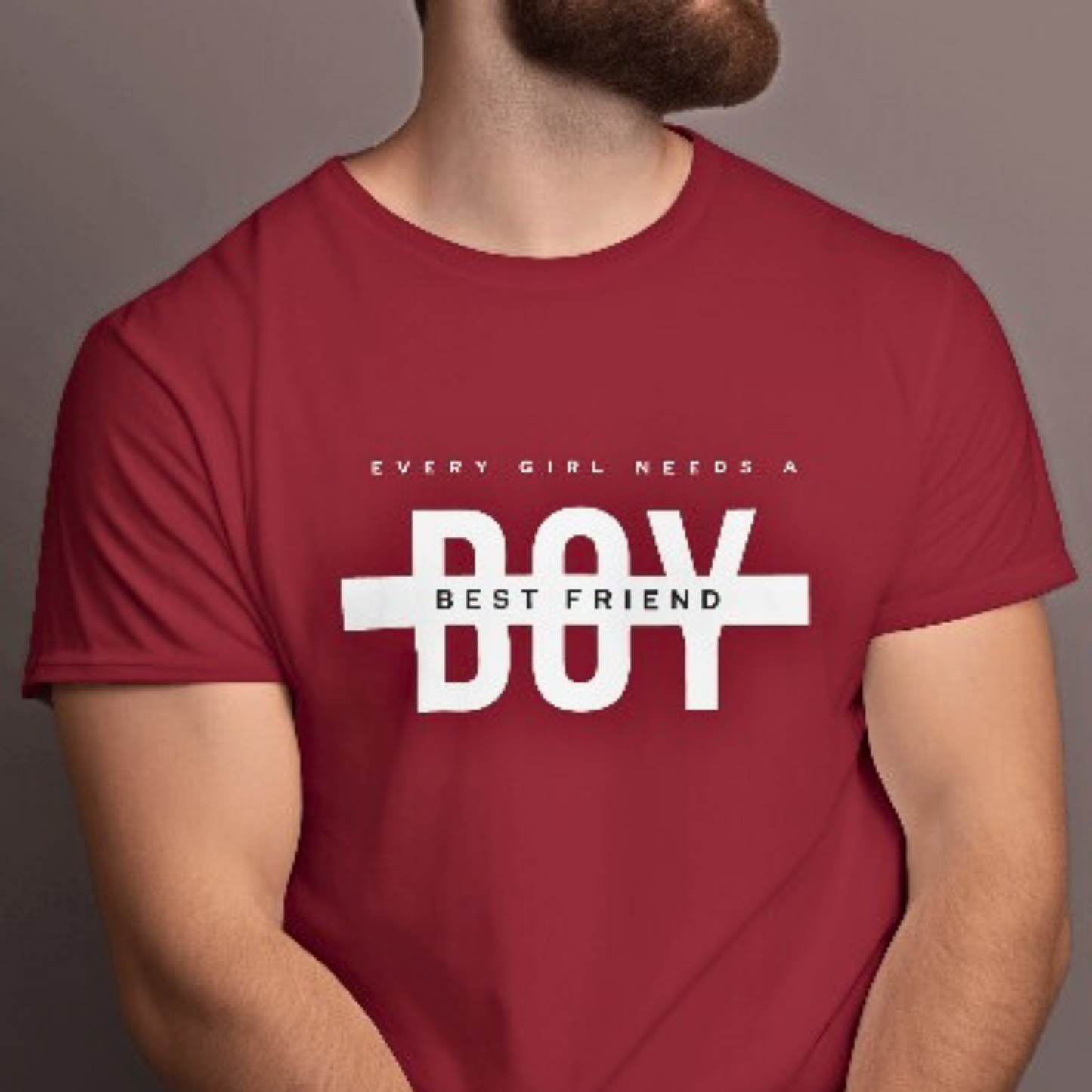 Girl Best Friend Boy Regular Fit T-shirt