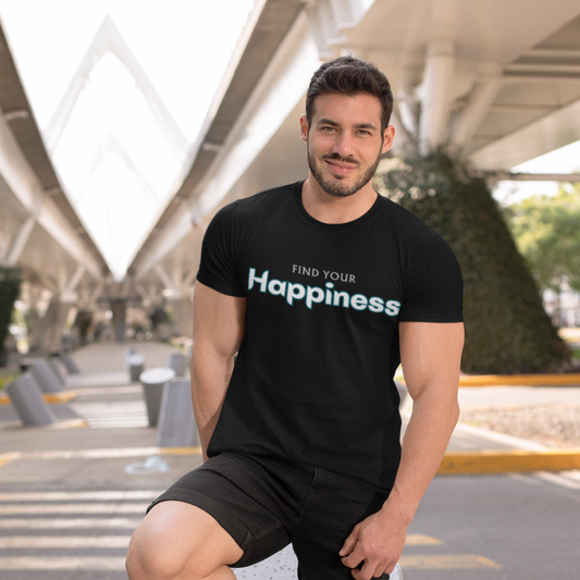 Find Your Happiness on wearing Classic Tshirt