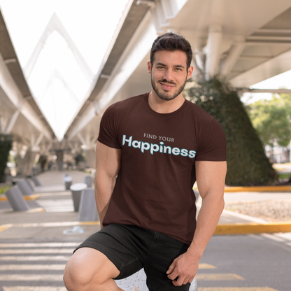 Find Your Happiness on wearing Classic Tshirt