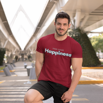 Find Your Happiness on wearing Classic Tshirt