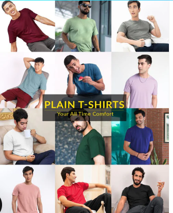 Daily wear Pick Any 3 @799: Plain T-Shirt Combo