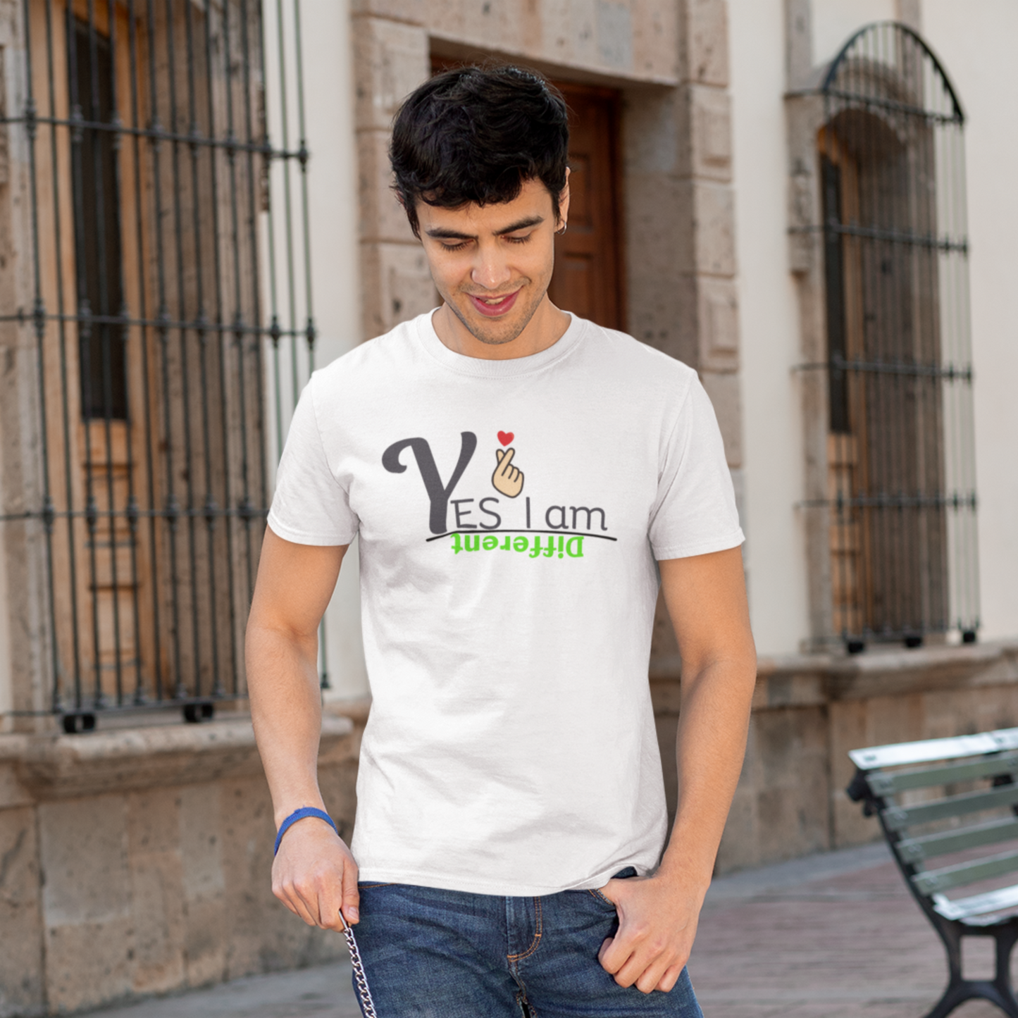 Yes I am Different Premium T-shirt