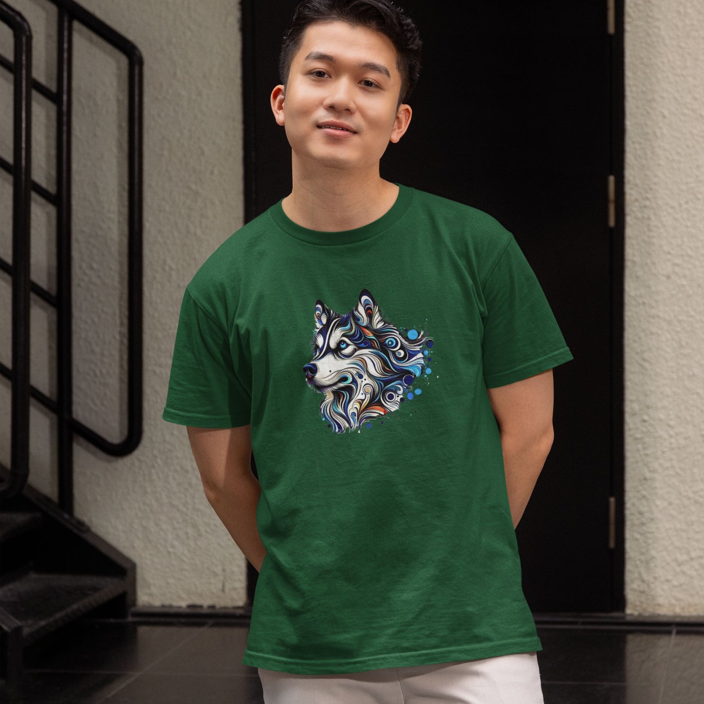 Cool Wolf with Premium T-shirts