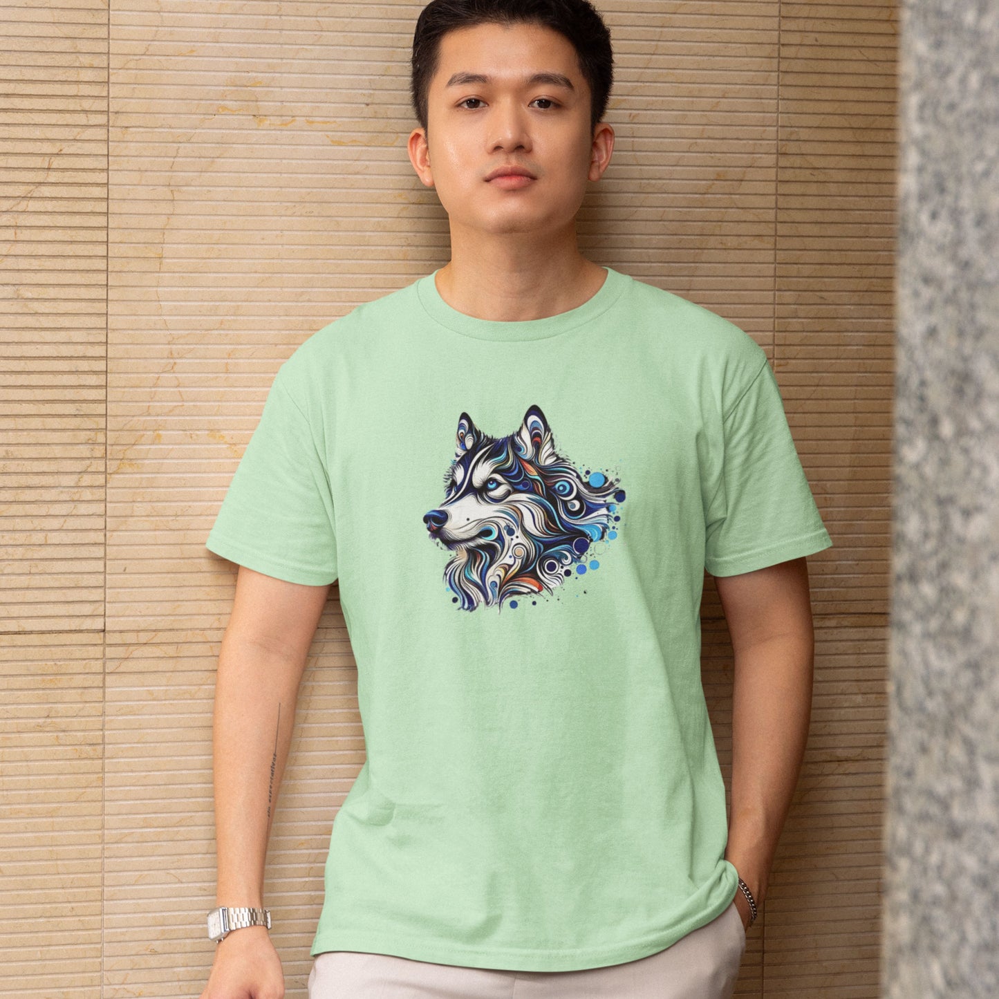 Cool Wolf with Premium T-shirts