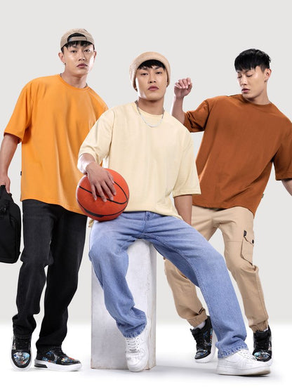 Pick Any 3: Plain Oversized T-Shirt Combo